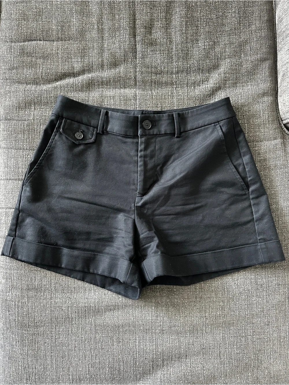 Lauren Ralph Lauren High Rise Black Women's Tailored Shorts Size 0 - Picture 1 of 9